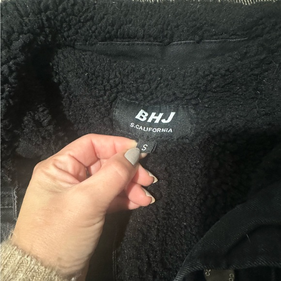 BHJ Black jean jacket size small - Picture 5 of 5